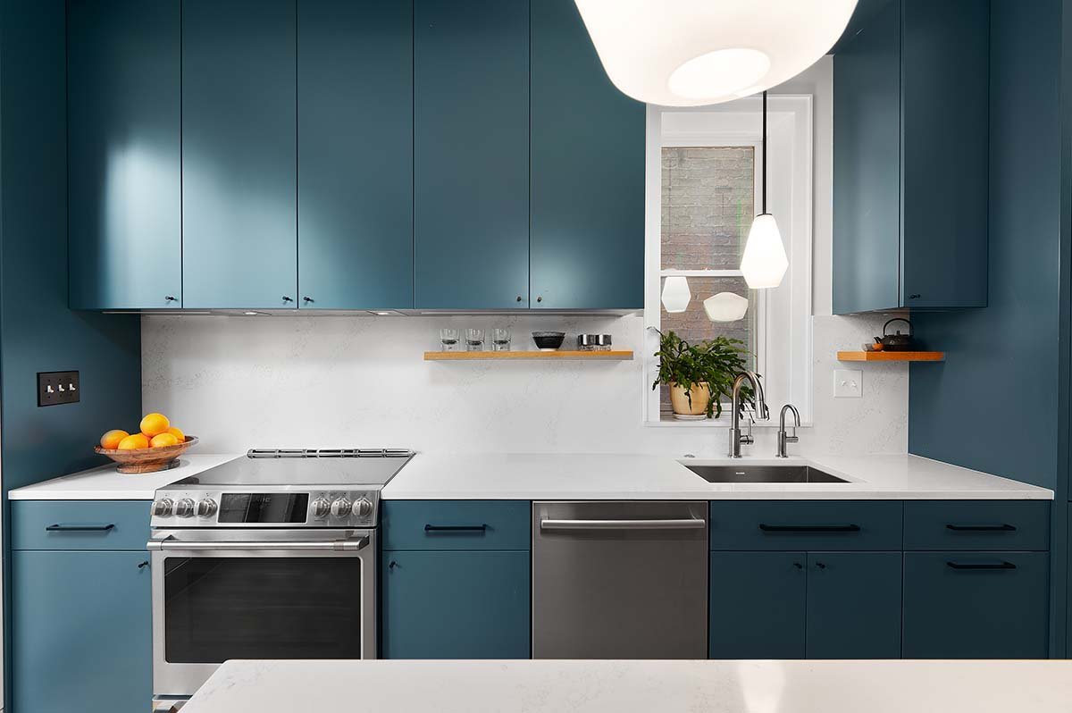 Custom built-in cabinetry and millwork in a renovated DC home